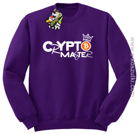 CryptoMaster CROWN - bluza męska bez kaptura 