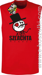 Szlachta rządzi - bezrękawnik męski czerwony