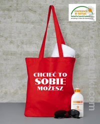 Chcieć to sobie możesz - Eco torba czerwona