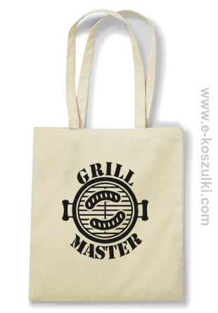Grill Master - torba bawełniana beżowy