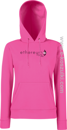 Ethereum CryptoMiner Symbol - bluza damska z kapturem 