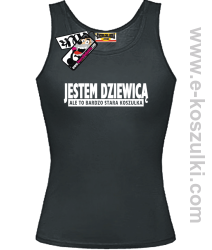 Jestem Dziewicą... - top damski - czarny