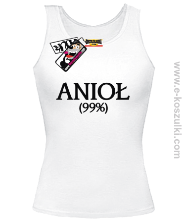 Anioł 99% - top damski - biały