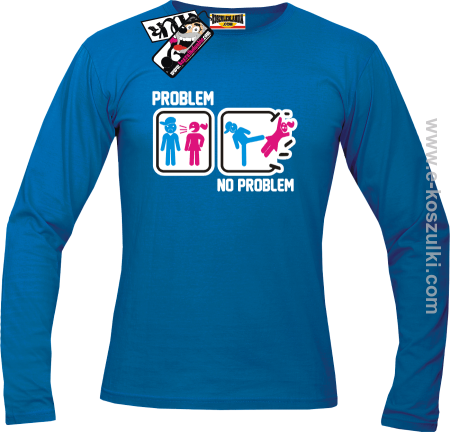Problem No Problem - longsleeve męski