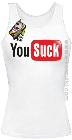 YOUSUCK ale Parody YT - top damski 