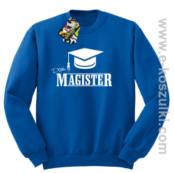 Czapka studencka Pani Magister - bluza standard niebieska