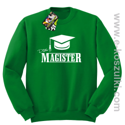 Czapka studencka Pani Magister - bluza standard zielona