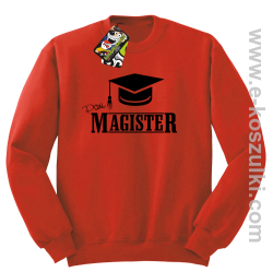 Czapka studencka Pani Magister - bluza standard czerwona