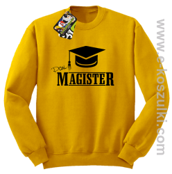 Czapka studencka Pani Magister - bluza standard żółta