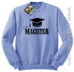 Czapka studencka Pani Magister - bluza standard błękitna