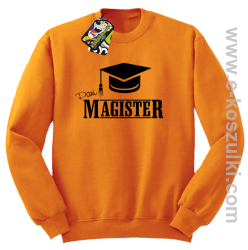 Czapka studencka Pani Magister - bluza standard pomarańczowa