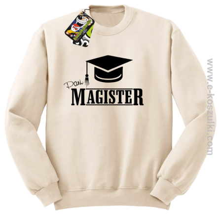 Czapka studencka Pani Magister - bluza standard beżowa