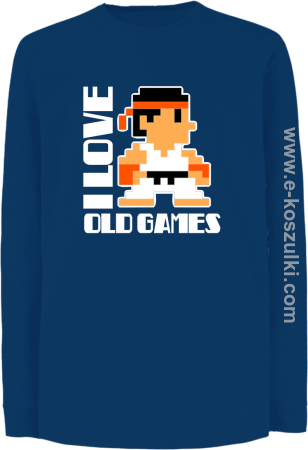 I LOVE OLD GAMES - longsleeve dziecięcy 