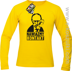 Nawiążmy kontakt Putin - longsleeve żółty