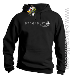 Ethereum CryptoMiner Symbol - bluza męska z kapturem czarna