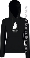 RAVEN Coin CryptoMiner - bluza damska z kapturem czarna