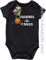 Cukierek albo psikus Hallowen - Body dziecięce czarne