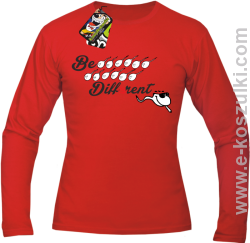 Be different - longsleeve męski czerwony