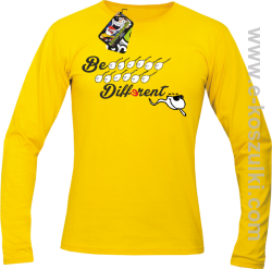 Be different - longsleeve męski żółty