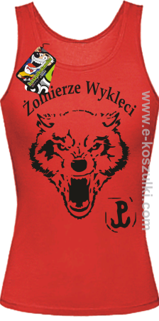 Żołnierze wyklęci WOLF - top damski 