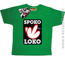 Spoko loko koszulka dziecięca - zielony