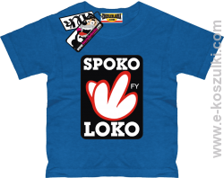 Spoko loko koszulka dziecięca - niebieski