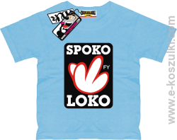 Spoko loko koszulka dziecięca - błękitny