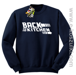 Back to the kitchen - bluza bez kaptura granatowa
