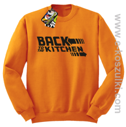 Back to the kitchen - bluza bez kaptura pomarańczowa