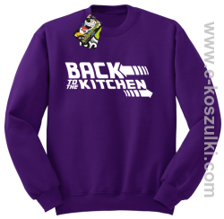 Back to the kitchen - bluza bez kaptura fioletowa