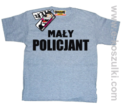 Mały policjant koszulka dziecięca - melanż