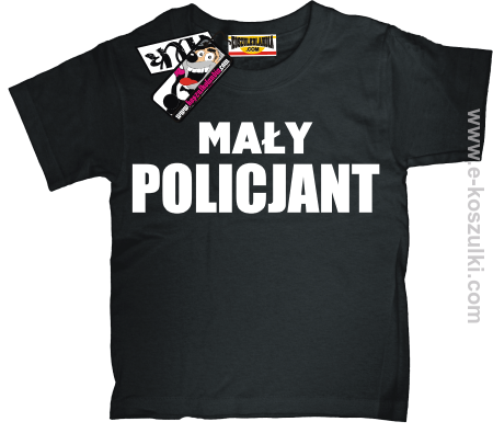 Mały policjant - koszulka dziecięca