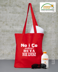 No i co zrobisz? Buta nie zjesz - ECO torba czerwony