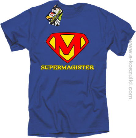 ZAJEFAJNY MAGISTER ala Superman - koszulka męska  