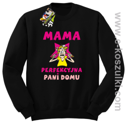 MAMA  perfekcyjna Pani domu - bluza bez kaptura STANDARD czarna