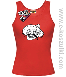 Mexico Mem Rulezz - top damski - czerwony