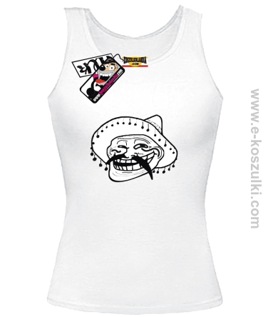 Mexico Mem Rulezz - top damski - biały