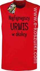 Najfajniejszy urwis w okolicy - bezrękawnik męski czerwony