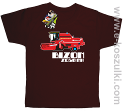 BIZON ZO58 NH - koszulka dziecięca brązowa