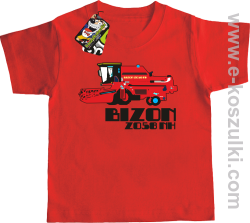 BIZON ZO58 NH - koszulka dziecięca czerwona