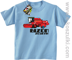 BIZON ZO58 NH - koszulka dziecięca błękitna