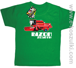 BIZON ZO58 NH - koszulka dziecięca zielona