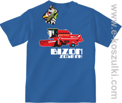 BIZON ZO58 NH - koszulka dziecięca niebieska