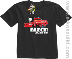 BIZON ZO58 NH - koszulka dziecięca czarna