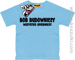 Bob budowniczy koszulka dziecięca - błękitny