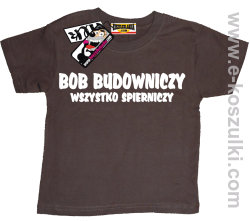 Bob budowniczy koszulka dziecięca - brązowy