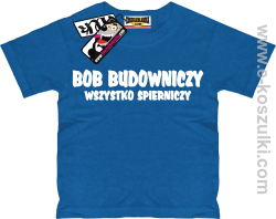 Bob budowniczy koszulka dziecięca - niebieski