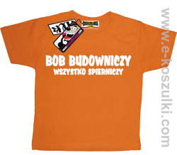 Bob budowniczy koszulka dziecięca - pomarańczowy