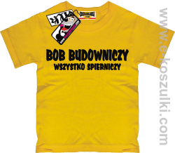 Bob budowniczy koszulka dziecięca - żółty
