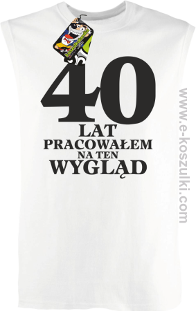 40 lat pracowałem na ten wygląd - bezrękawnik męski